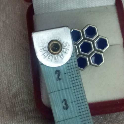 Zolotas 925 enamel cufflink
