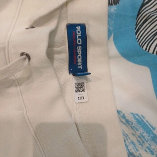 Polo Sport Ralph Lauren tracksuit almost new, white, 100% cotton