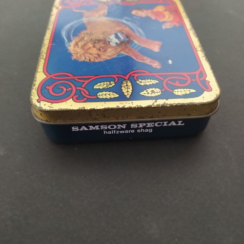 Vintage Samson empty tobacco tin 1945-50