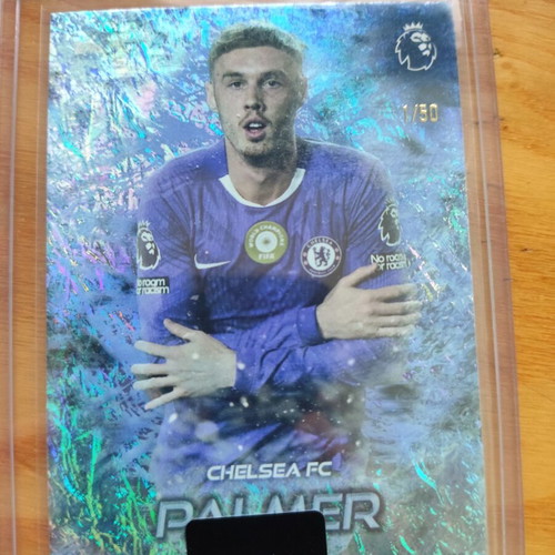 Topps Total Football Cole Palmer White Ice card 1/50