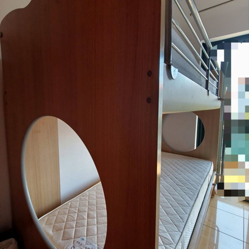 Neoset triple bunk bed with 2 mattresses