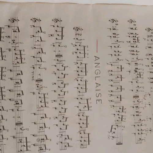 Music book collection of guitar pieces used