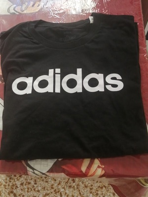 Adidas men's t-shirt XL black new, 100% cotton