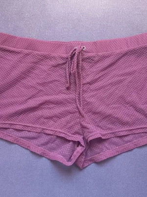 See Through Shorts like new, purple, size M