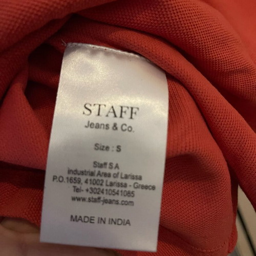 Polo T-shirt like new, orange, size S
