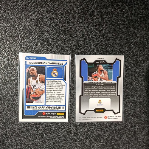 Panini Euroleague Contenders 2025-2026 Guerschon Yabusele cards like new