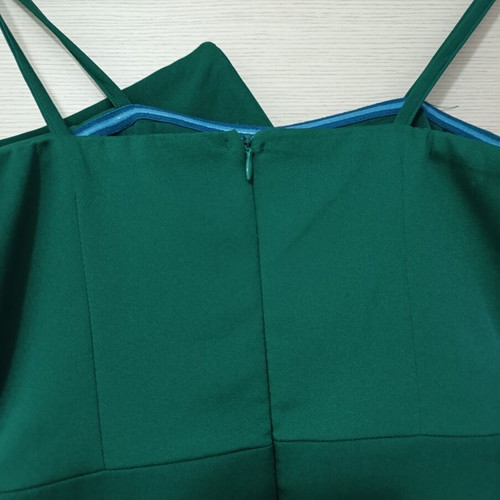 Trendyol women's midi dress like new, green, size 36