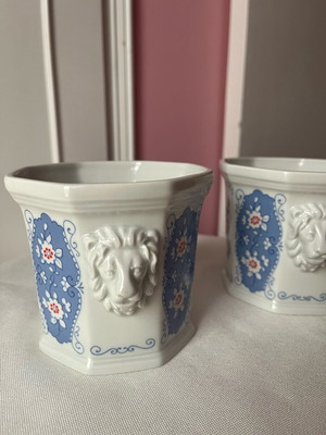 Ζεύγος Πορσελάνινα Κασπώ Lichte Σαν Καινούργιο Vintage Γερμανίας