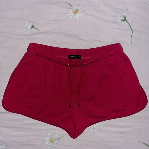Pink Woman red shorts like new, size S