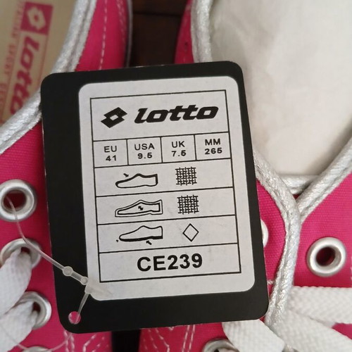 Lotto Florida II W sneakers new, fuchsia with silver details, size 41