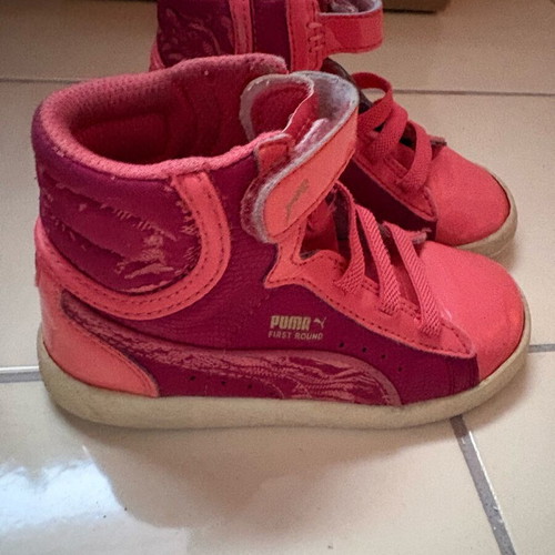 Μποτάκια αστραγάλου Puma 27 αθλητικά παπούτσια μεταχειρισμένα, κόκκινα