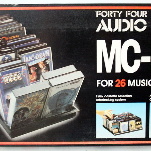 Forty Four Audio 44 MC-Flip cassette holder new, for 26 cassettes