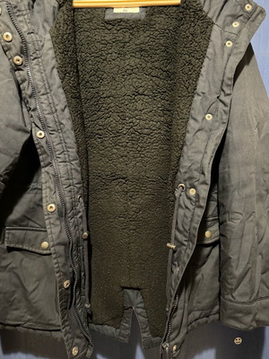Women's jacket used, size XXL, black and blue