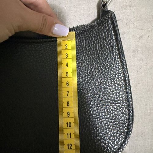 Shein black shoulder bag baguette style like new