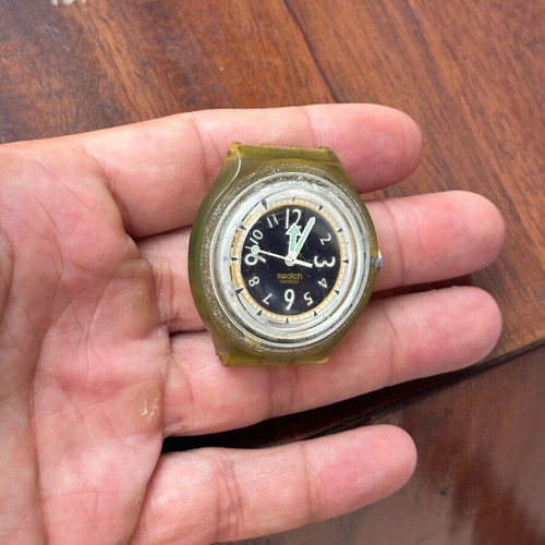 Vintage Swatch Swiss AG 1994 wristwatch 34mm, blue