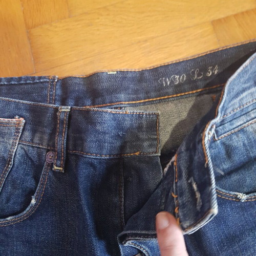 Superdry vintage denim pants used, size 30x34, blue