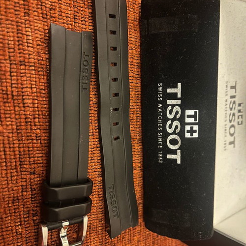Tissot 1853 wristwatch like new, men's, black and silver
