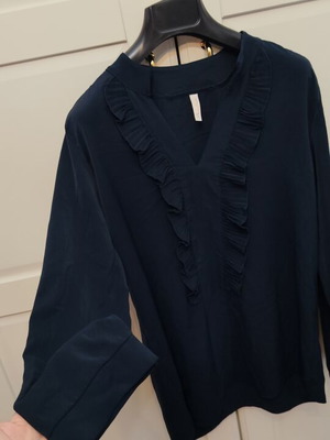 Office blouse like new, dark blue, size S
