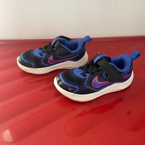 Nike Cosmic Runner Infant's Shoes used, sizes 25 and 26, black and blue