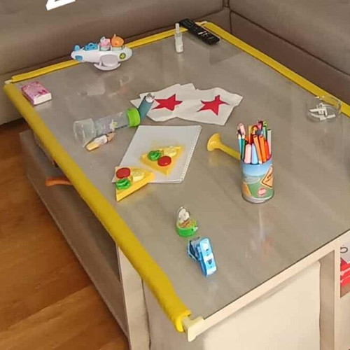 Coffee table like new with two drawers and two stools 120×72×40.5