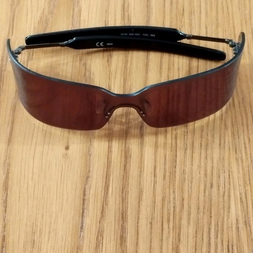 Mini Couper sunglasses used, brown unisex with arm wear