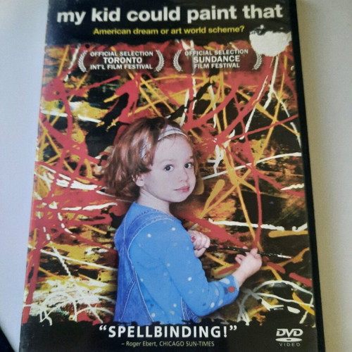 My Kid Could Paint That DVD used with Greek subtitles