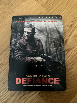 Defiance Steelbook Blu-Ray like new with Dutch subtitles