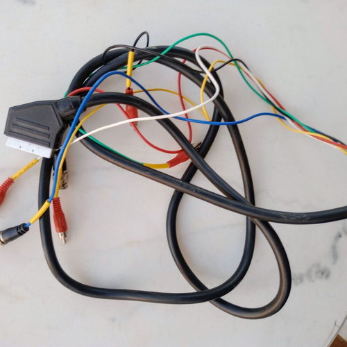 Scart used for TV connection with VCR or DVD