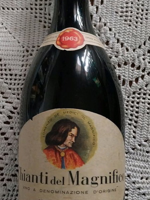 Κόκκινο κρασί Chianti Ruffino του 1963 καινούργιο
