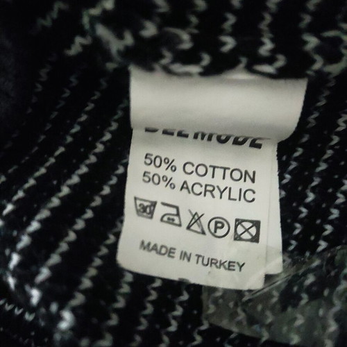 Bel Mode Premium Quality Men's Shirt M like new, black and white