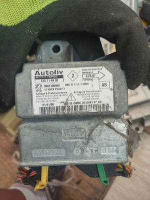 Airbag control unit for Peugeot 308 SRS 610714900, 9665100080