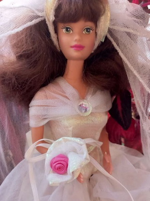 Vintage Beauty and the Beast Belle Wedding doll used
