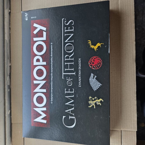 Monopoly Game of Thrones Collector's Edition board game used