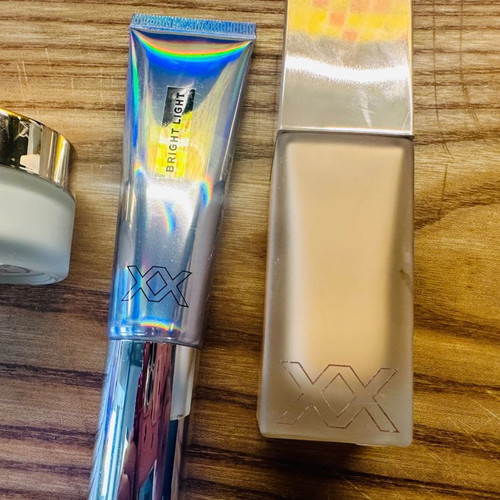 Revolution Skincare set primer, glow booster, lip balm and scrub new