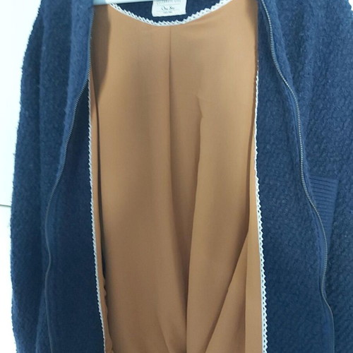 BSB blue outerwear new, poncho style, one size