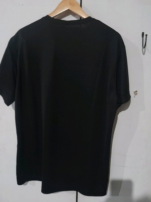 Tshirt black new, short sleeve size L