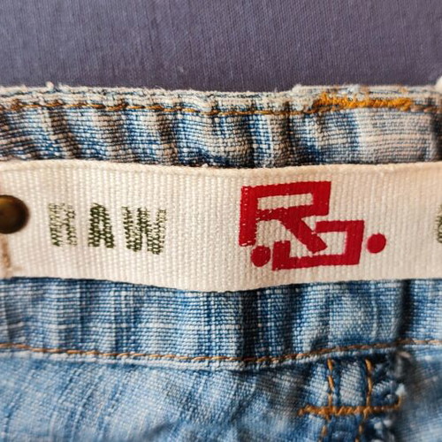 Raw Oxygen cargo jeans used, with zippers and side pockets