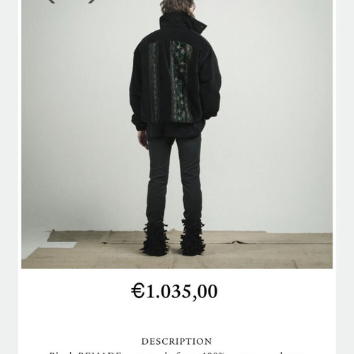ZSIGMOND REMADE Tetemeh Coat new, oversized unisex black winter jacket