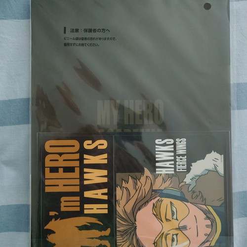 My Hero Academia clear files new, authentic Bandai set