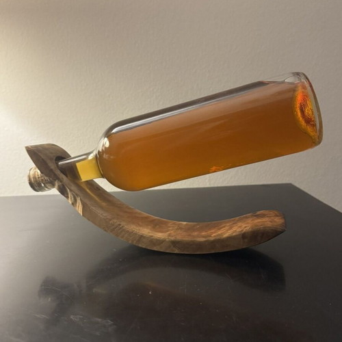 Handmade Gondola Wine Rack from Olive Wood new