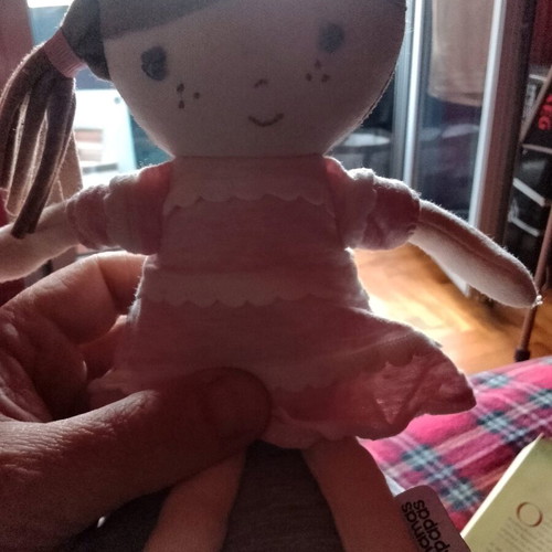 Cloth doll used 16cm