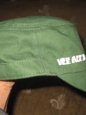 Ice Age hat genuine green unused