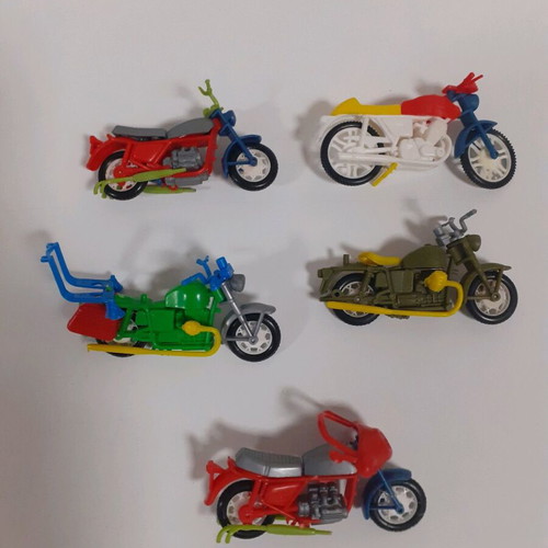 Plastic Motorcycles from the 80s used