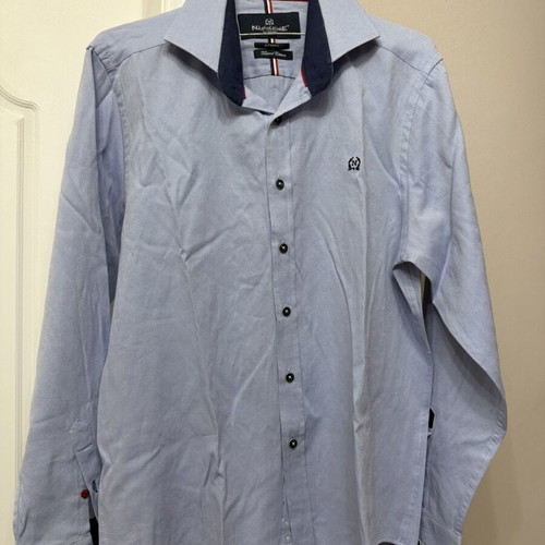 Napoleone blue dress shirt XXL