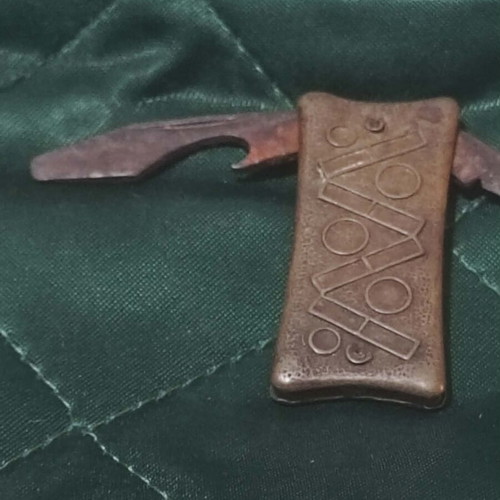 Collectible old lighters used, set of 3 with brass bottle opener
