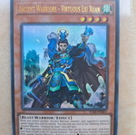YUGIOH Ancient Warriors - Virtuous Liu Xuan IGAS-EN011 Ultra Rare κάρτα καινούργια