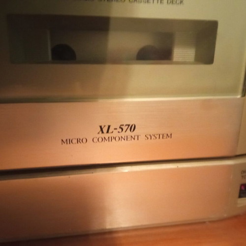 Sharp XL-570 stereo system