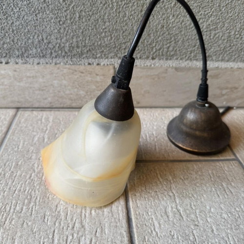 Ceiling lights and wall sconces used, set of 4 ceiling lights, 6 wall sconces