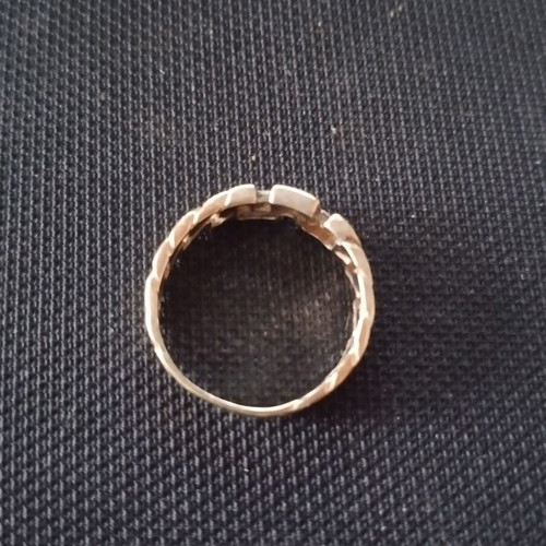 Vintage 14K ring with zircon like new, gold color