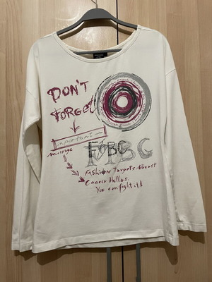 Ralph Lauren Fashion Targets Breast Cancer cotton blouse, white and pink, M